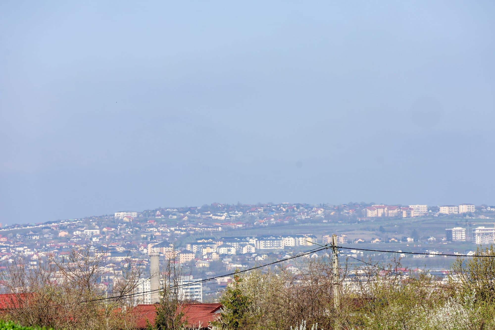 Panorama orașului Iași văzută din ansamblu